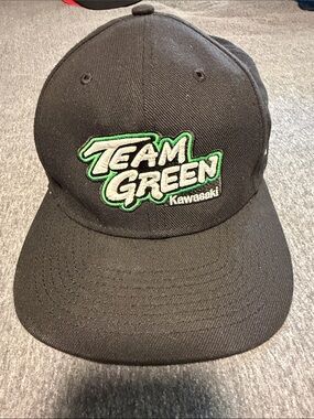 Kawasaki Team Green Black Hat